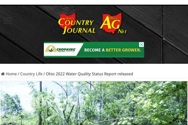 Ohio 2022 water quality status report released