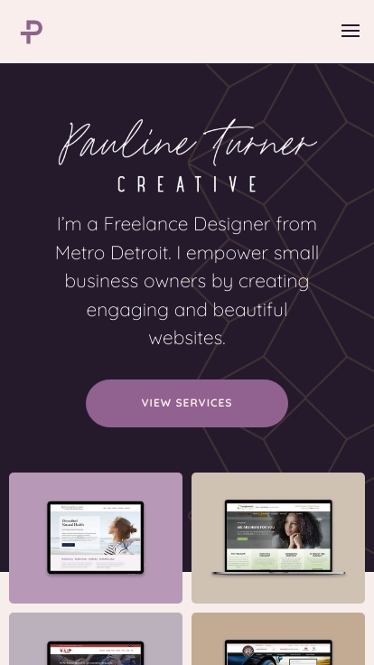 Graphic and Web Design Portfolio Example mobile